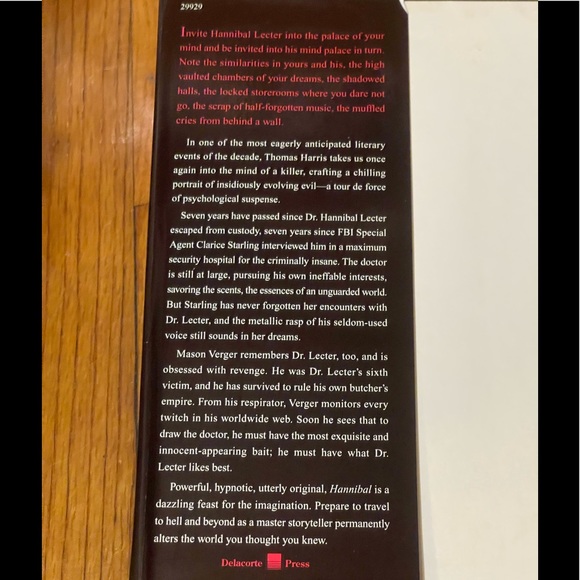 Hannibal - Thomas Harris - Picture 3 of 4